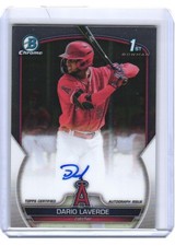 2023 Dario Laverde Bowman Chrome 1st Bowman Auto RC #CPA-DL (H1075)