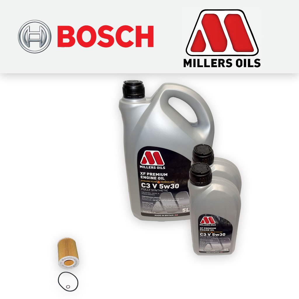 SERVICE KIT for BMW 3 SERIES E46 330I OIL FILTER +5w30 XF OIL (2000-2007)