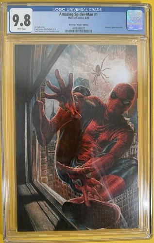 AMAZING SPIDER-MAN #1 CGC 9.8 LEE BERMEJO VARIANT 1:200 Virgin MARVEL 2025