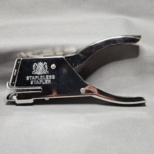 Vintage Japanese CMI Chadwick Stapleless Stapler EUC