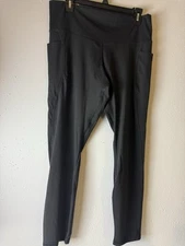 New Members Mark Womens High-Rise Ankle Leggings Size XXL