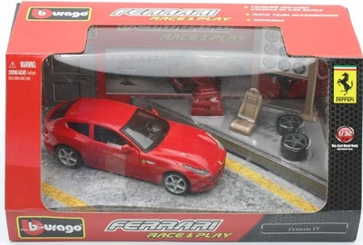 Bburago Ferrari FF échelle 1:32 Die-Cast Course & Play Modèle Voiture Jouet - Photo 1/4