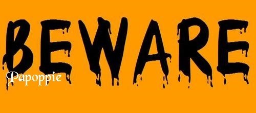 Stencil Halloween per artigianato e insegne ATTENZIONE - Foto 1 di 1
