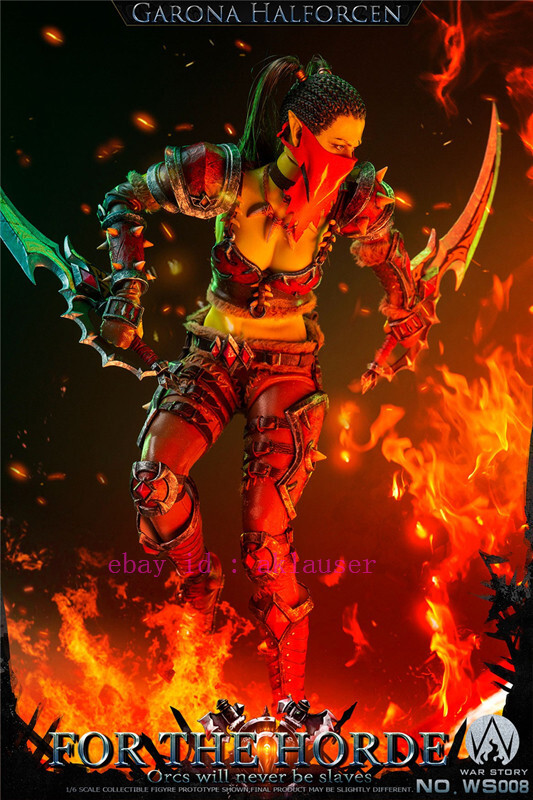 War Story Ws008 1/6 World Of Warcraft Orc Female Assassin Action