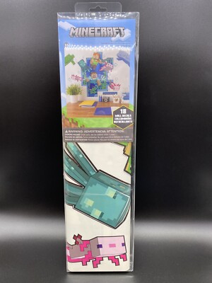 Roommates MINECRAFT Peel & Stick Giant Wall Decals Kids Game Room 18 ...