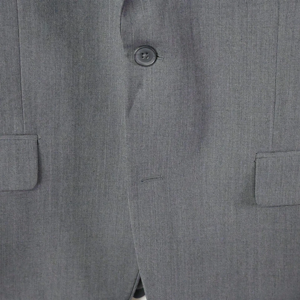 Pronto Uomo 44L | 36 x 32 Gris Lúpulo Mezcla Lana 2Btn Hombre Traje Chaqueta Pantalones Foto 3 de 4