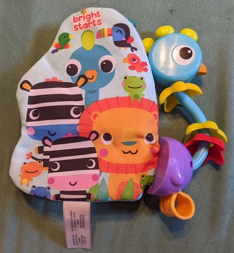 Bright Starts Baby Einstein 10707 Twiddle Tweets Soft Activity Book - Picture 4 of 8