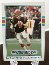 1989 Topps #25 Boomer Esiason All Pro Football Card Cincinnati Bengals