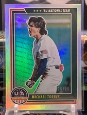 2022 USA Baseball Stars & Stripes Holo Gold /99 Michael Torres 86 Longevity TZ4R