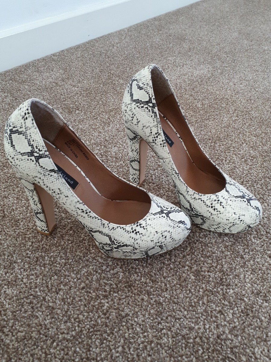 River island snakeskin heels size