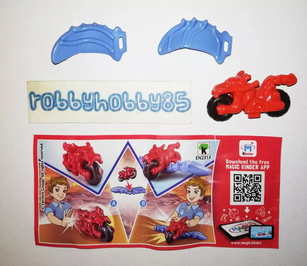 Kinder joy dragon toys hotsell