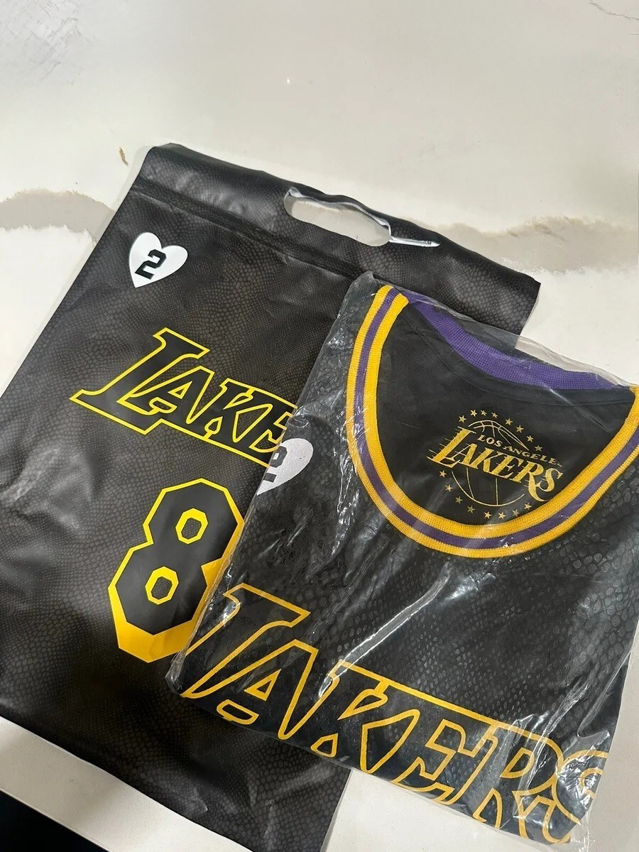 Kobe Bryant Jersey 2/8/24 Statue Ceremony LA Lakers Size XL #8 #24