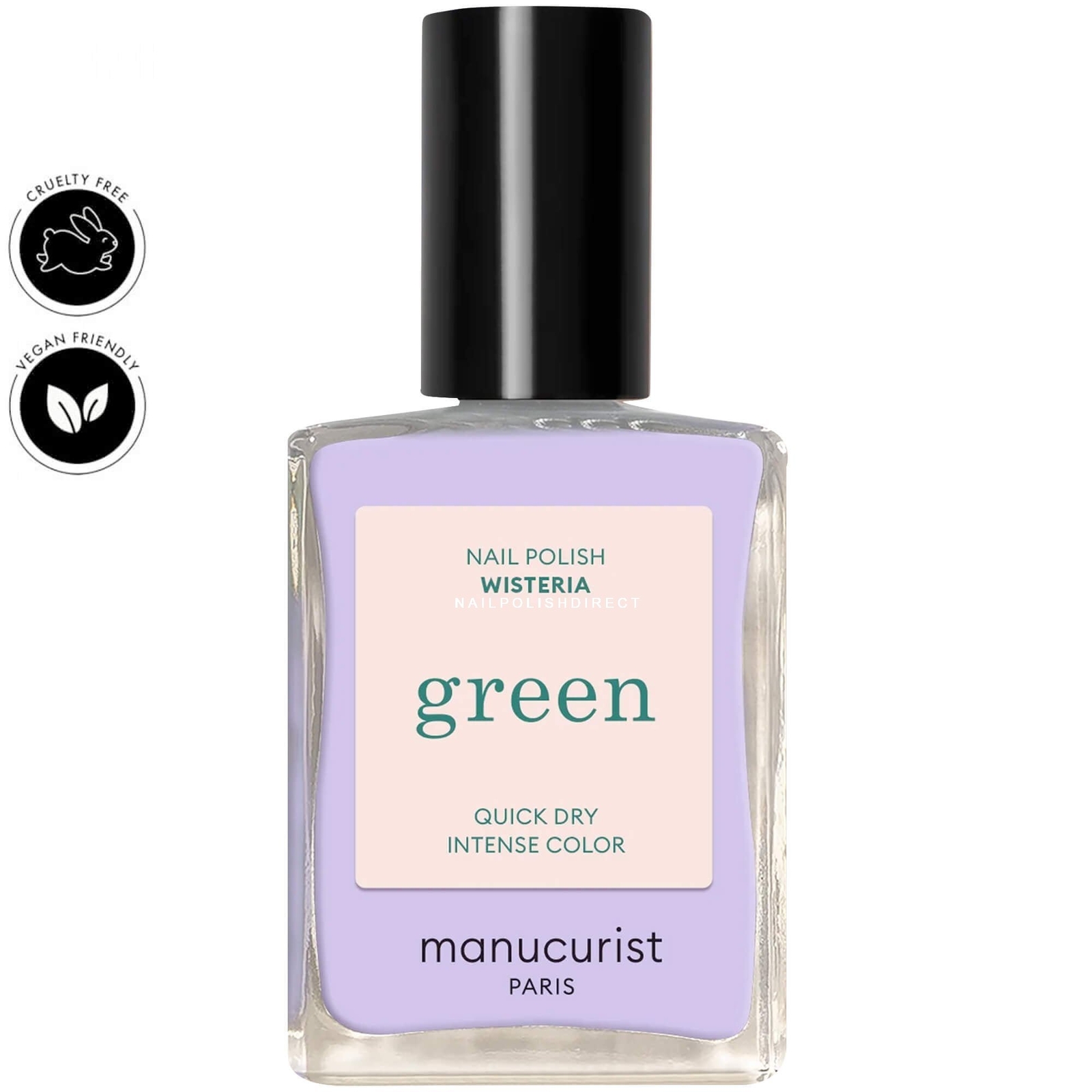 Manucurist Green Vegan-Friendly Nail Polish - Wisteria 15ml