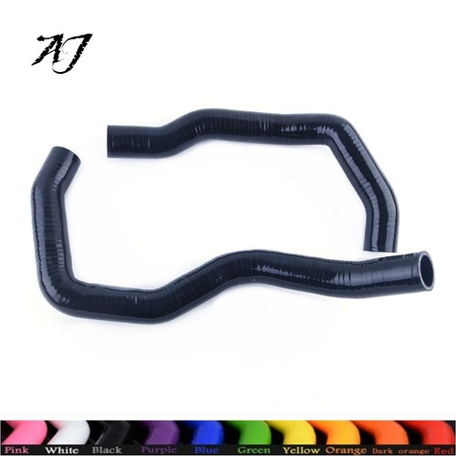 Silicone Radiator Coolant Hose Black FIT Nissan 240SX S13 S14 2.4L