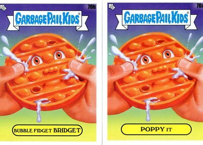 2024 Garbage Pail Kids At Play GBK POPPY IT BUBBLE FIDGET BRIDGET #70a & 70b