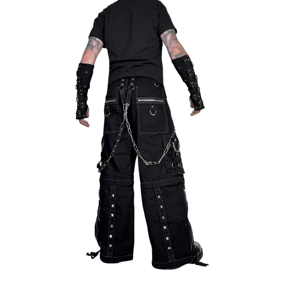 TRIPP VINTAGE BONDAGE RAVE GOTHIC BIKER CYBER EMO SKATER GOTH PANTS AF7534M