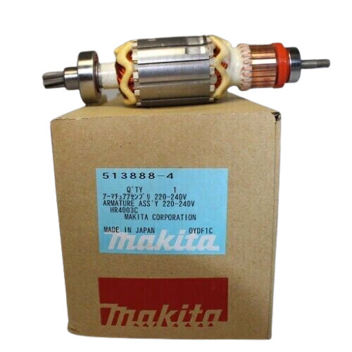 Makita Anker 513888-4 STATOR 625758-6 HR4003C HR4013C CB-350 Spazzole Carbone - Foto 2