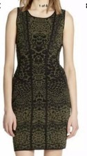 NWT Diane Von Furstenberg Cairo Bodycon Dress Size L MSRP $328