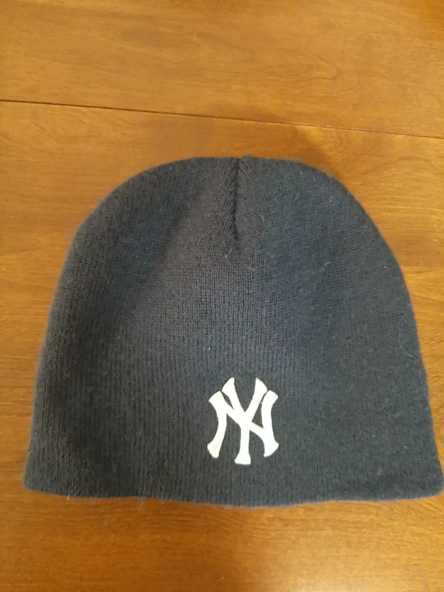 Vintage 90s Starter NY Yankees Hat Winter Beanie Skull Cap OG Ski 