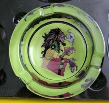 3.5 inch Bob Marley glass ashtray glass smoke tray 