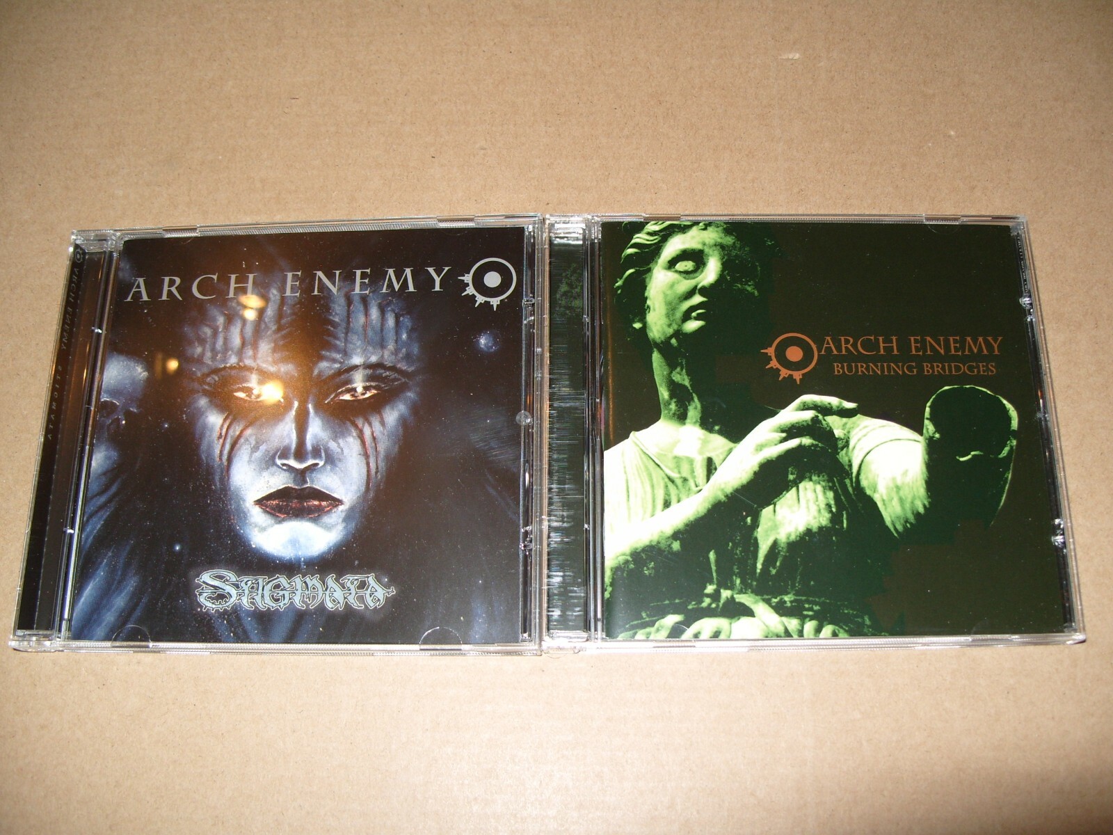 Arch Enemy Stigmata / Burning Bridges 1998-2 cd Albums New & Sealed) (L.S.)