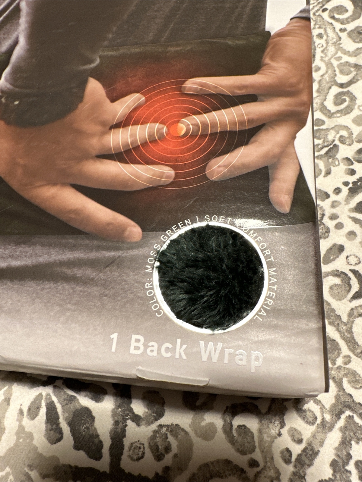 Brookstone heating pad - Back Wrap Hot or Cold for Tension u0026amp; Stress ,  pain. musc | eBay