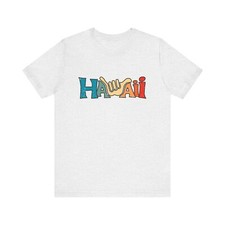 Unisex Retro Shaka Hang Loose Shirt Aloha Hawaii Surfer Surfing T-Shirt