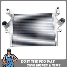 Full Aluminum Intercooler For Ford F-250 F-350 F-450 F-550 Diesel 5c3z6k775aa
