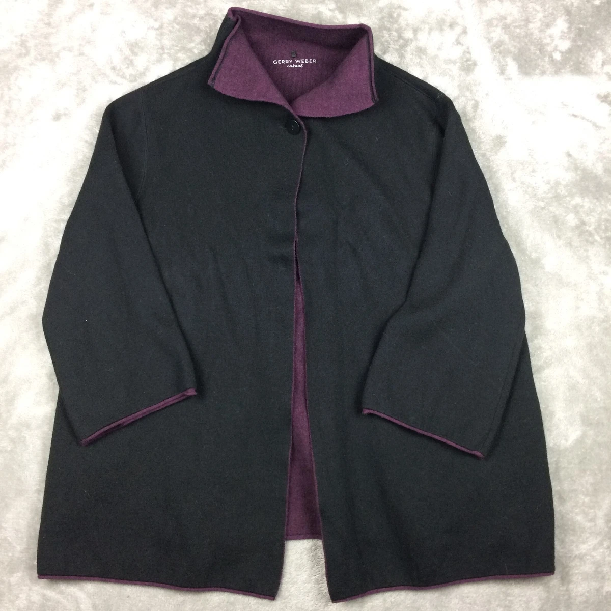 Maglione Gerry Weber Donna – Bianco, Maniche Lunghe, Scollo A V Con Delicato Effetto Frange - 4