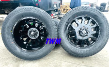 20 Fuel Blitz D675 Dually Wheels 35125020 Tire 8x165 Chevy Gmc Ram 3500 Dually