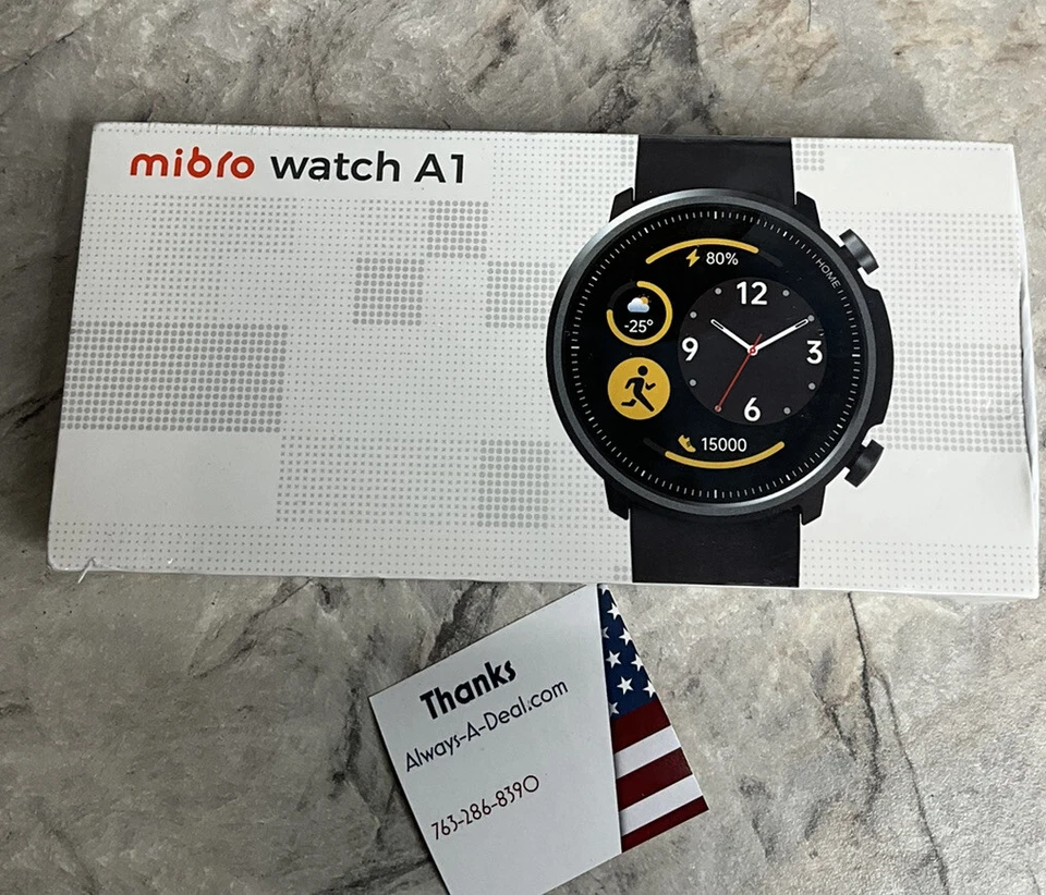 NEW Mibro Watch A1 Smartwatch Blood Oxygen SpO heart Rate Monitor Health Tracker - Image 2 of 4
