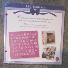 Creative Memories ABC TEMPLATE - 7x7 - 2003 for Journaling /Scrapbooking NEW