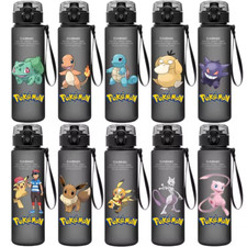 POKEMON 560ML KIDS WATER BOTTLE ANIME PORTABLE CHILDREN'S CUTE PIKACHU