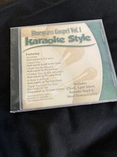 Bluegrass Gospel Volume 1 Christian Karaoke Style CD NEW