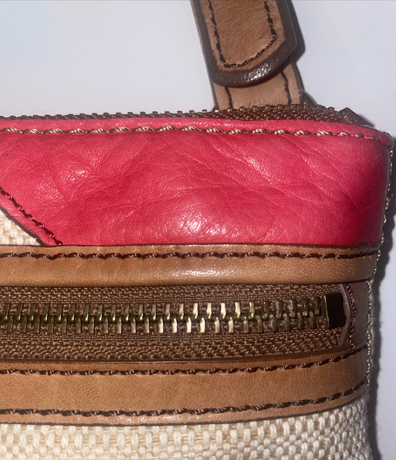 Fossil Explorer Crossbody Patchwork Leather Shoul… - image 7