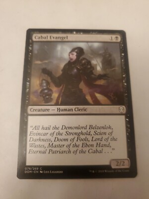 MTG Cabal Evangel Dominaria 078/269 Regular Common