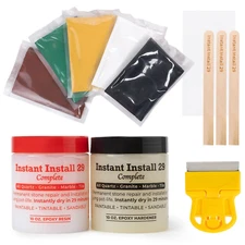 Instant Install 29 Complete - 20 Ounce Epoxy Permanent Repair Kit with Ez-Tint 1
