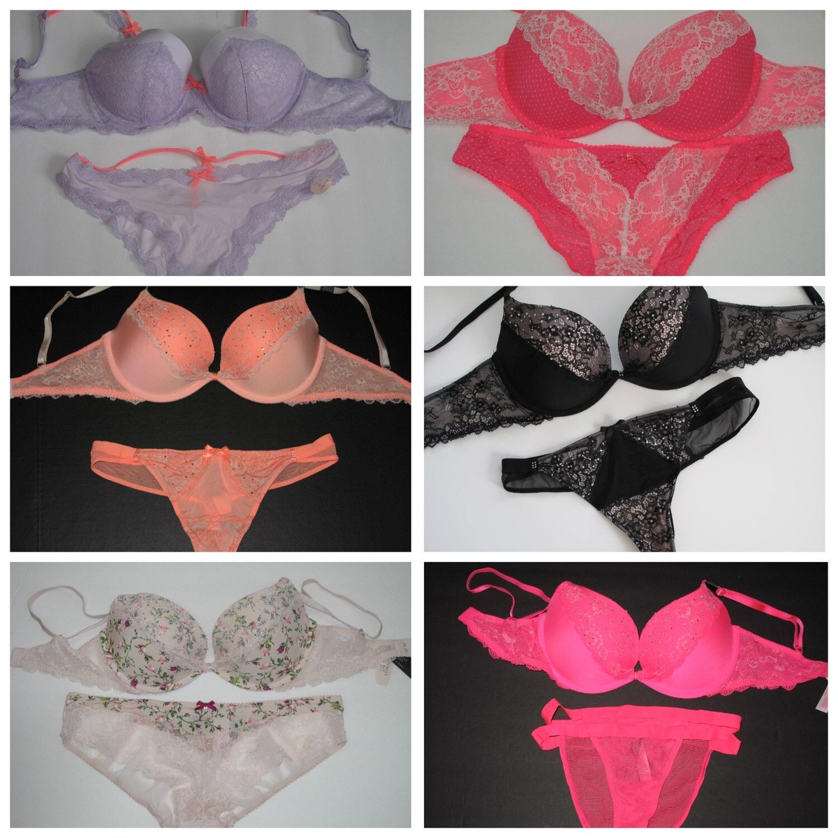 Victoria's Secret Darling Temptation Bra Set Embellished