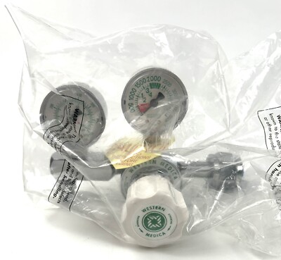  Western Medica M1-540-PG O2 Single Stage Adjustable Regulator SEALED Brand NEW