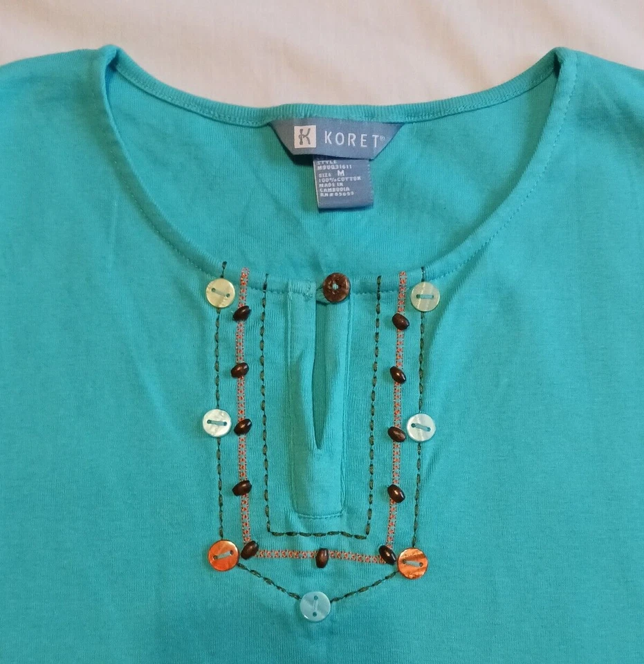 3 Koret女式M串珠刺绣无袖背心 — 第 3/4 张图片