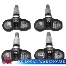 Set Of 4 TPMS Tire Pressure Sensor For Audi A8 Quattro Volkswagen Touareg 433MHz