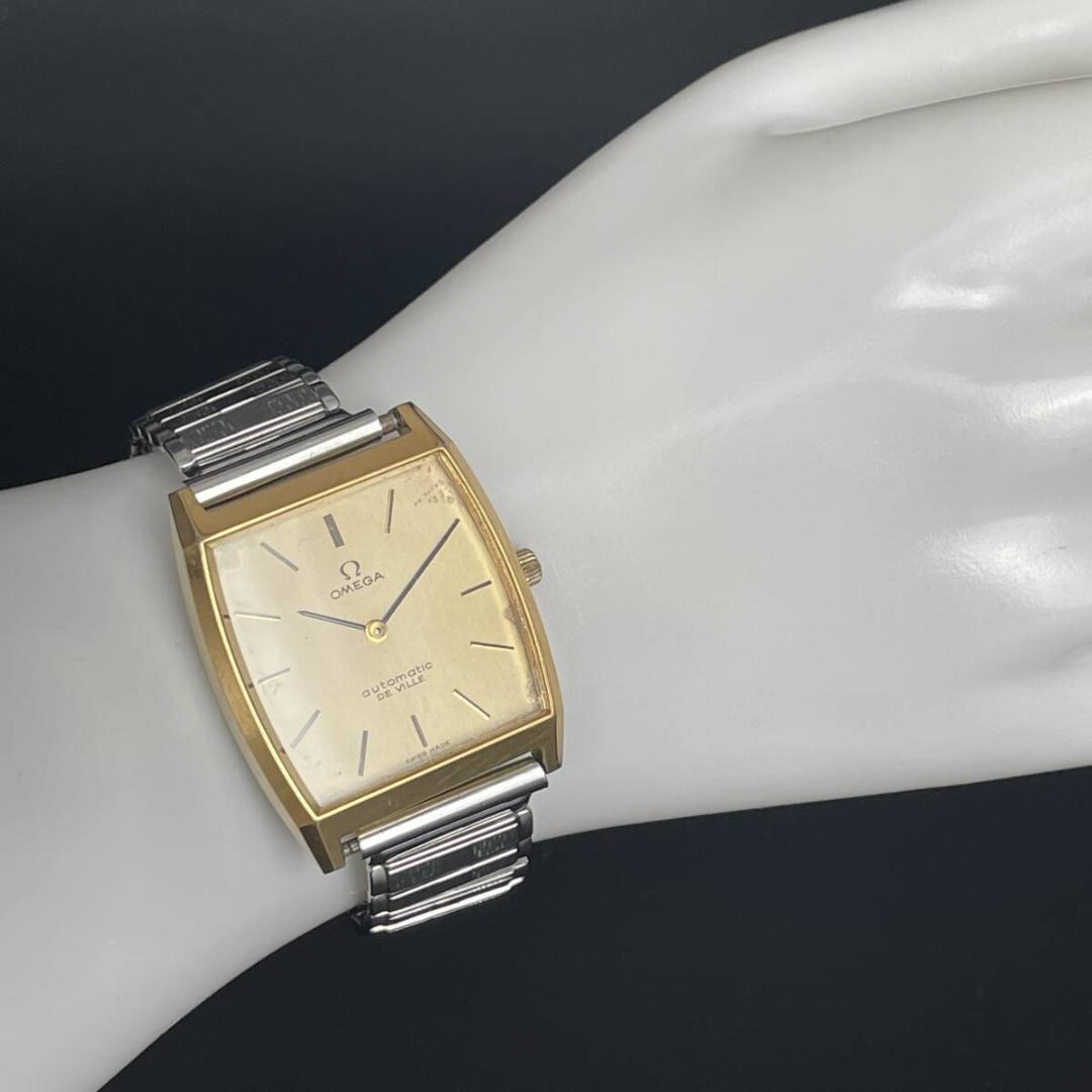 貴重】オメガ/手巻き/デビル/スクエア/50's/cal.625/メンズ腕時計