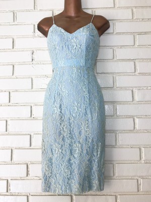 baby blue semi formal dress