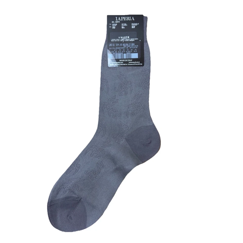 Calcetines de vestir para hombre La Perla elefante volador algodón seda talla 10,5 precio de venta sugerido por el fabricante 94,00 USD raros Foto 2 de 3