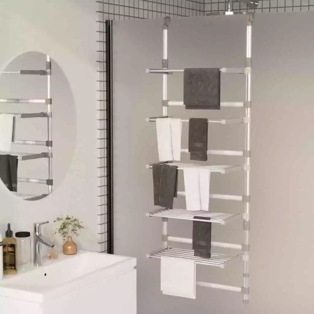Clothes drying rack for shower sale