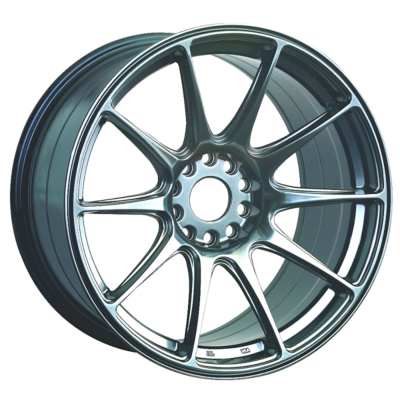 XXR WHEELS 527 17X8.25 5x100/5x114.3 Offset 35 Chromium Black
