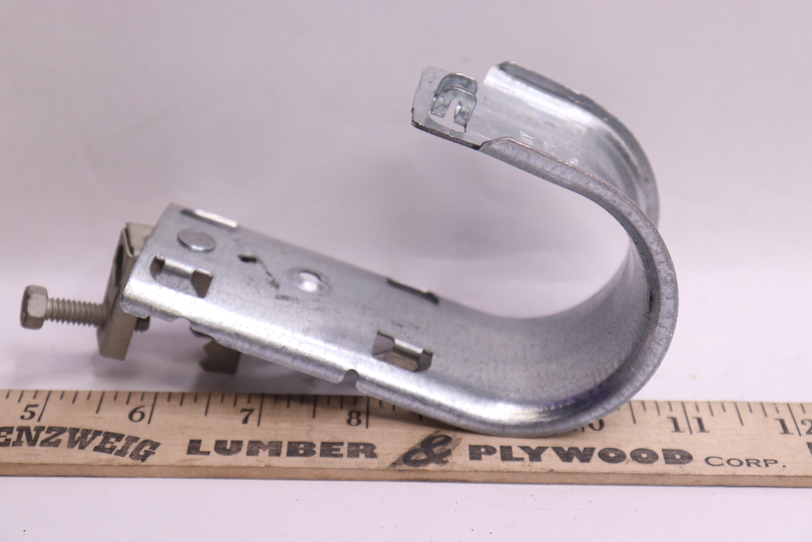 Mayer JHook Assembly 2" Dia. 1/2" Max Flange with BC Beam Clamp
