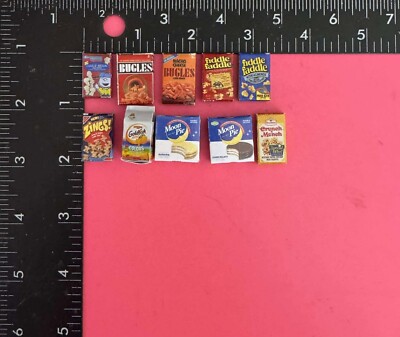 Dollhouse 1:12 Miniature Snack Boxes Choice