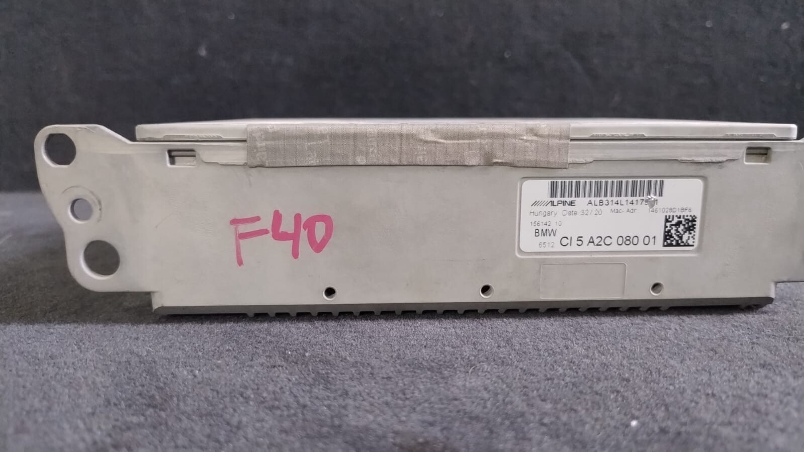 5A2C080 BMW RADIO CD STEREO HEAD UNIT MODULE F40 135I 2020 ALPINE