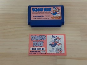 Donald Duck W/box Instruction Famicom FC Cartridge Tested